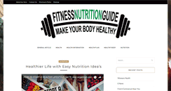 Desktop Screenshot of fitness-nutrition-guide.com